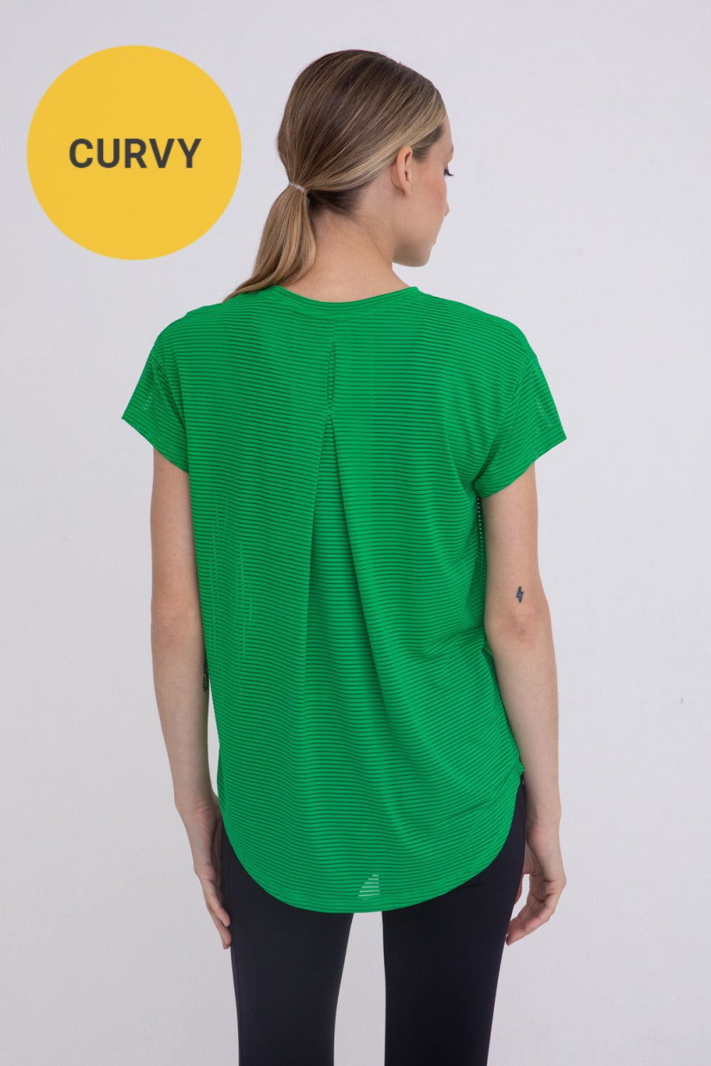 LT Plus + T Sheer Meshed Up Shirt