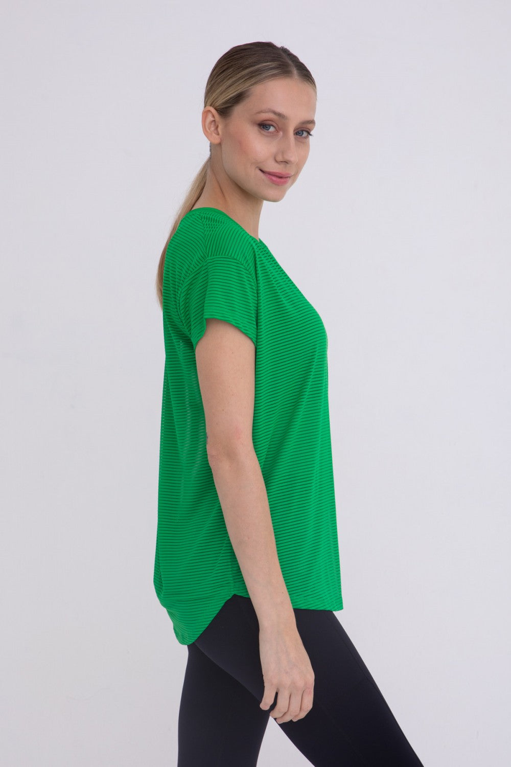 LT Sheer Meshed Up Shirt