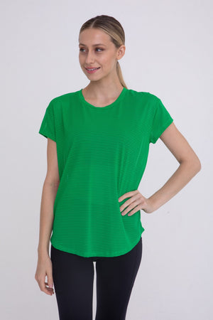 LT Sheer Meshed Up Shirt
