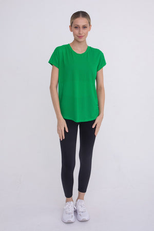 LT Sheer Meshed Up Shirt