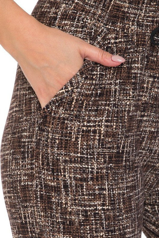 LT Faux Tweed Butter Joggers