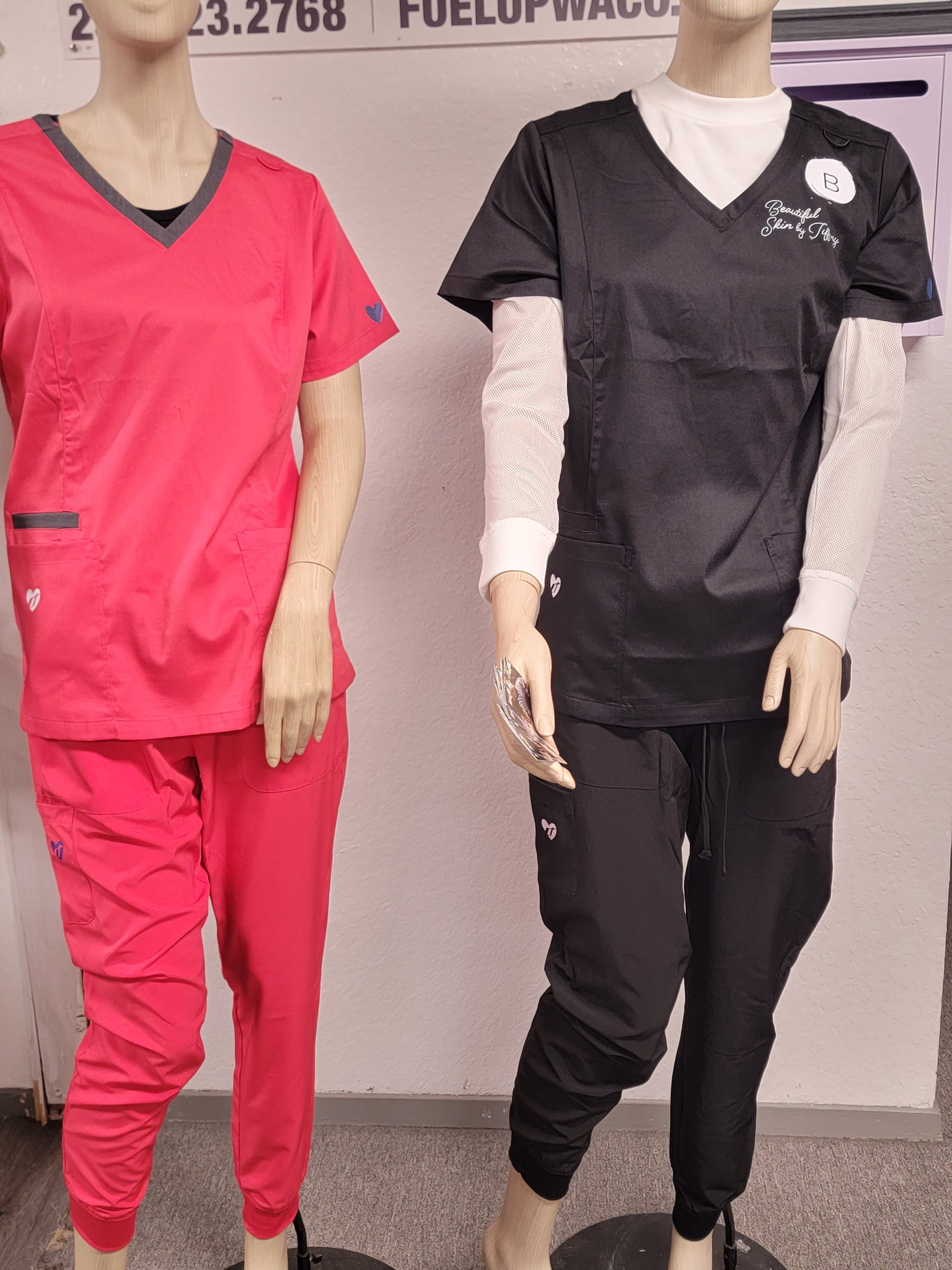 LT Matrix Scrub Top