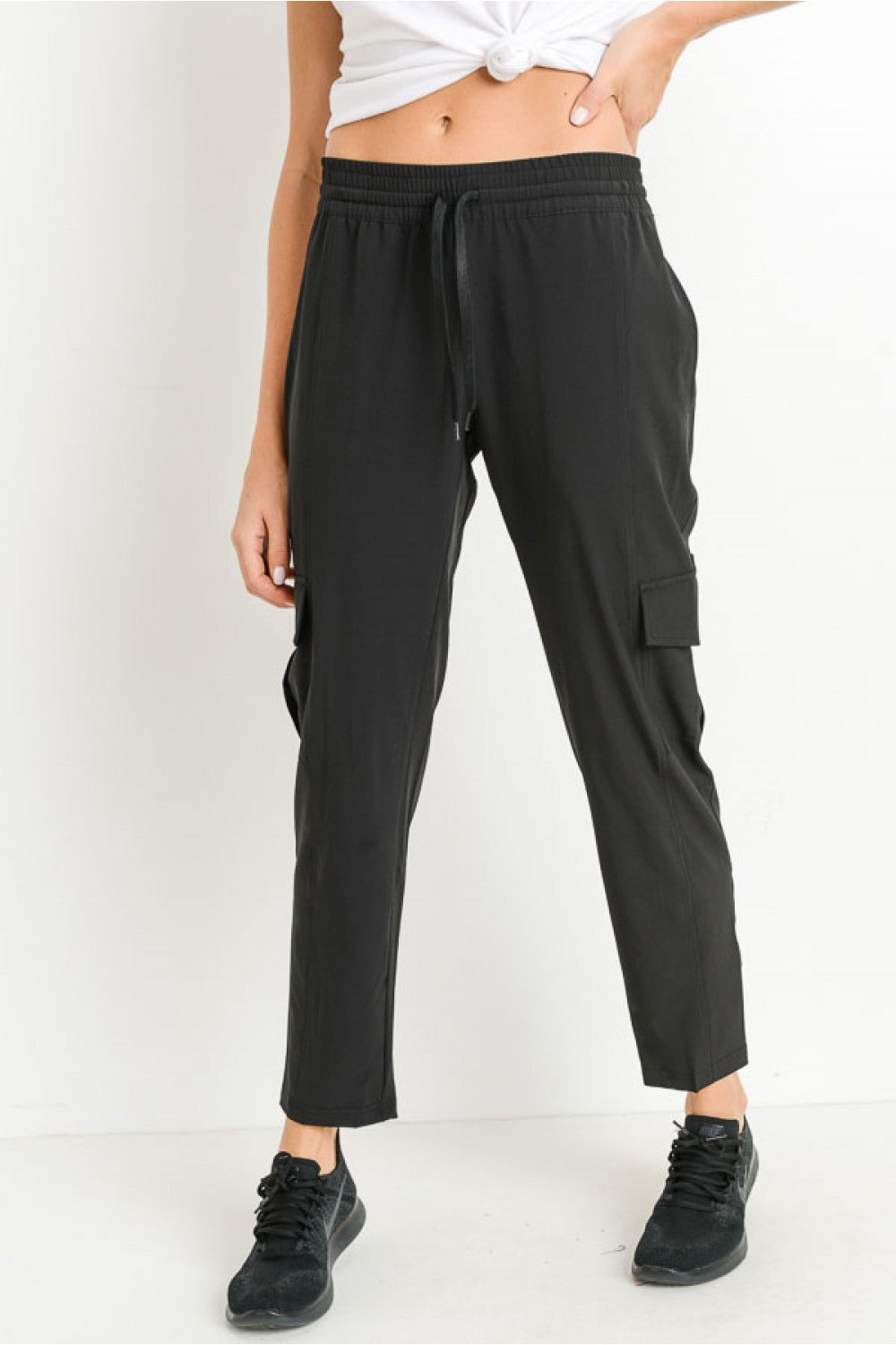 LT Drawstring Cargo Windbreak Joggers