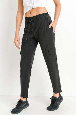 LT Drawstring Cargo Windbreak Joggers