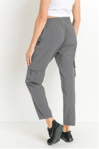 LT Drawstring Cargo Windbreak Joggers