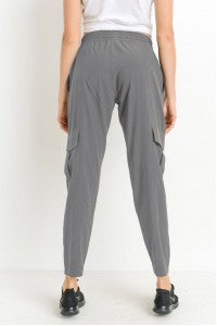 LT Drawstring Cargo Windbreak Joggers