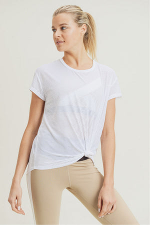 LT Sheer Meshed Up Shirt
