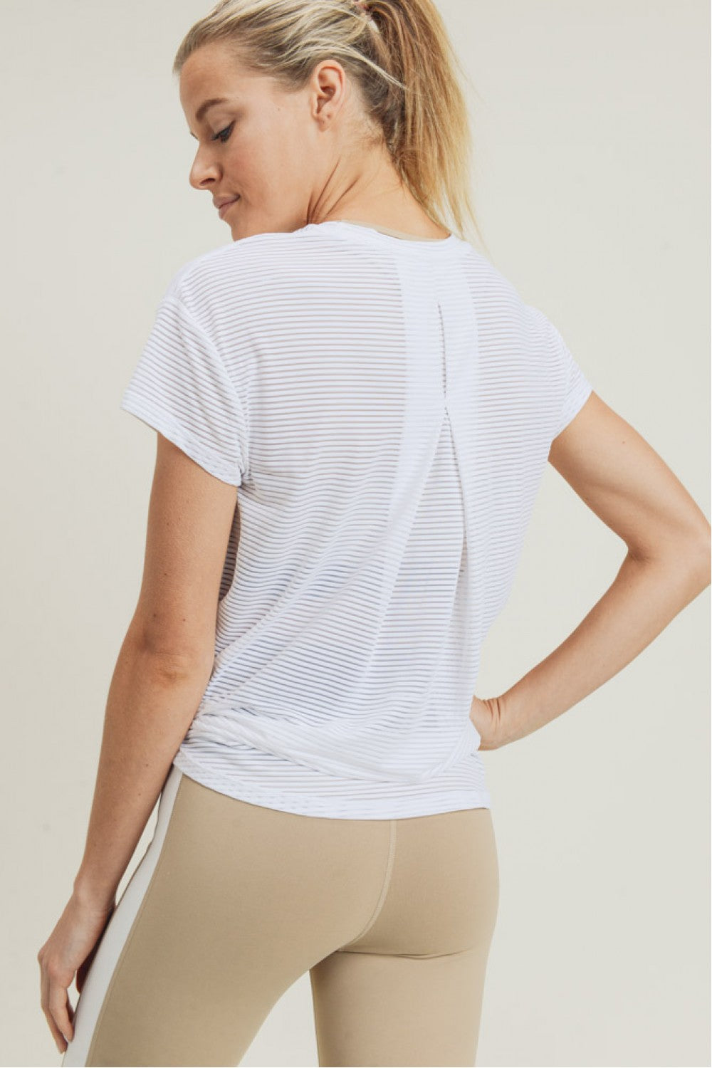 LT Sheer Meshed Up Shirt