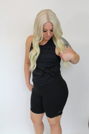 LT Sheer Circle Back Muscle Tank