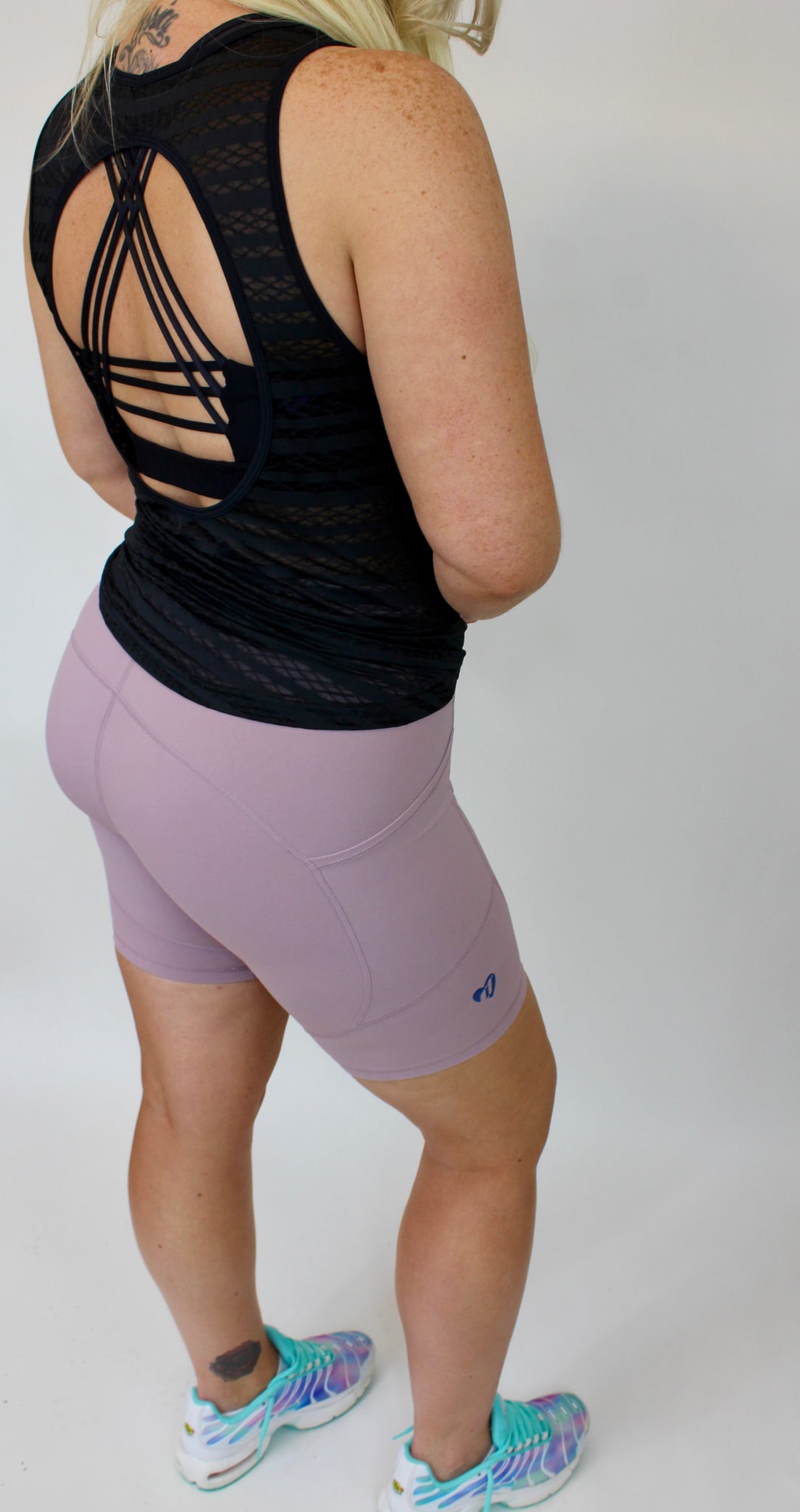 LT Sheer Circle Back Muscle Tank