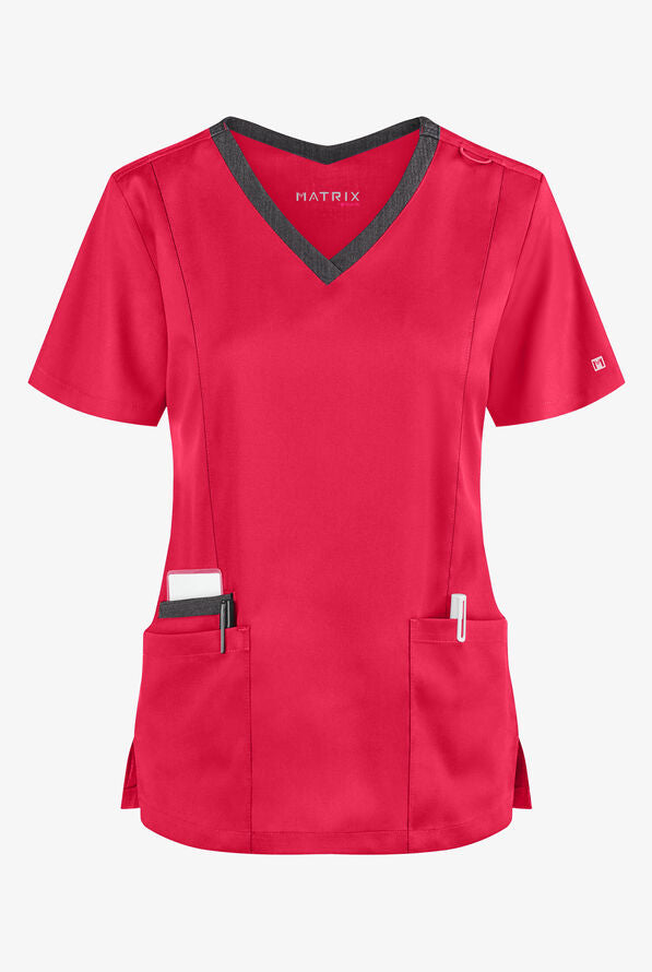LT Matrix Scrub Top