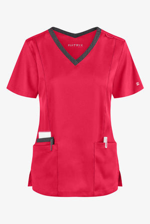 LT Matrix Scrub Top