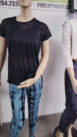 LT Sheer Meshed Up Shirt