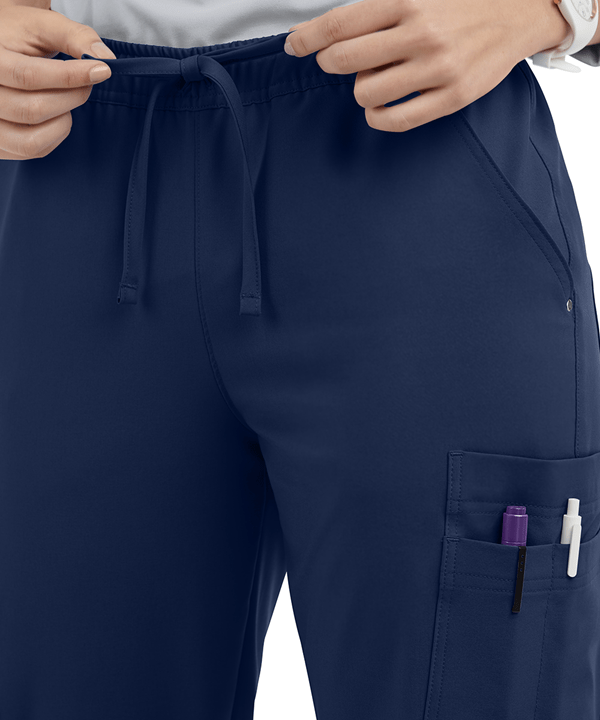 LT 9-Pocket Ruched Leg Jogger Scrub Pants