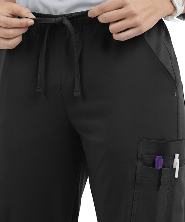 LT 9-Pocket Ruched Leg Jogger Scrub Pants