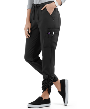 LT 9-Pocket Ruched Leg Jogger Scrub Pants