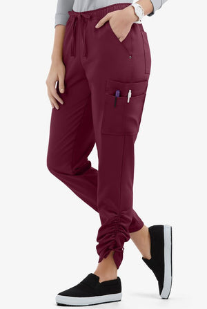 LT 9-Pocket Ruched Leg Jogger Scrub Pants