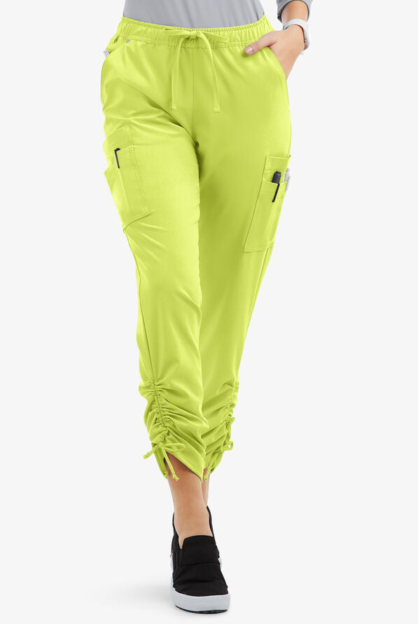 LT 9-Pocket Ruched Leg Jogger Scrub Pants