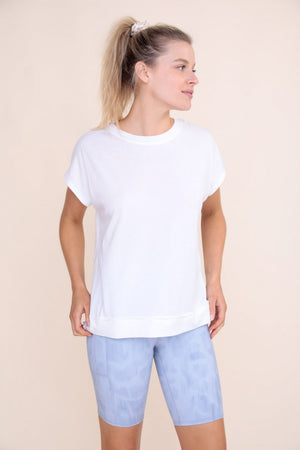 LT Webbed Cut Out Back Athleisure Top