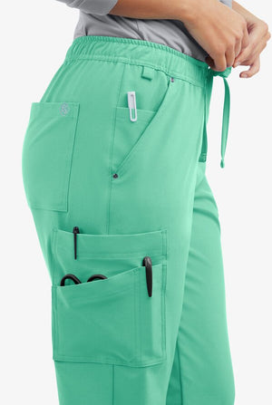 LT 9-Pocket Ruched Leg Jogger Scrub Pants