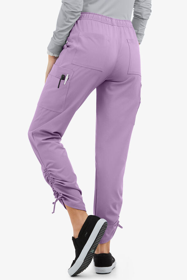LT 9-Pocket Ruched Leg Jogger Scrub Pants
