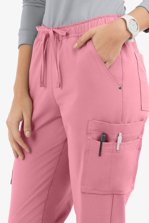LT 9-Pocket Ruched Leg Jogger Scrub Pants