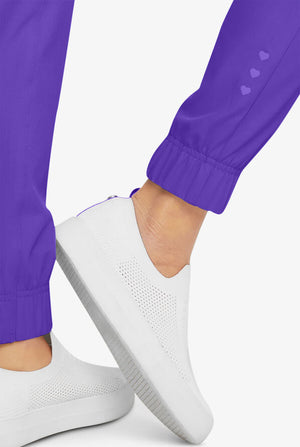 LT Purple HeartSoul Scrub Joggers