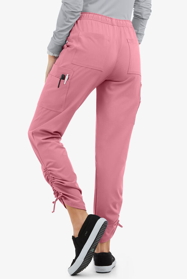 LT 9-Pocket Ruched Leg Jogger Scrub Pants