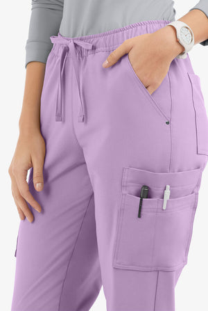 LT 9-Pocket Ruched Leg Jogger Scrub Pants