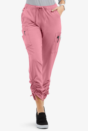 LT 9-Pocket Ruched Leg Jogger Scrub Pants