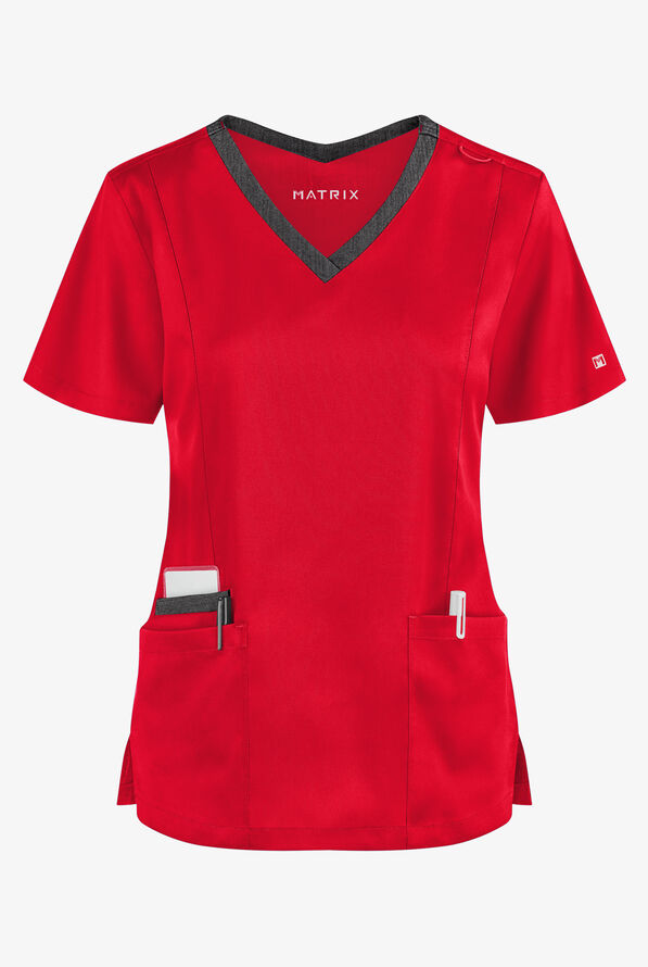 LT Matrix Scrub Top