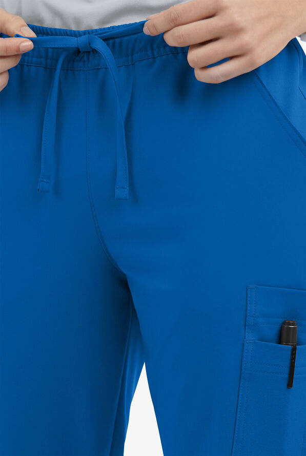LT 9-Pocket Ruched Leg Jogger Scrub Pants