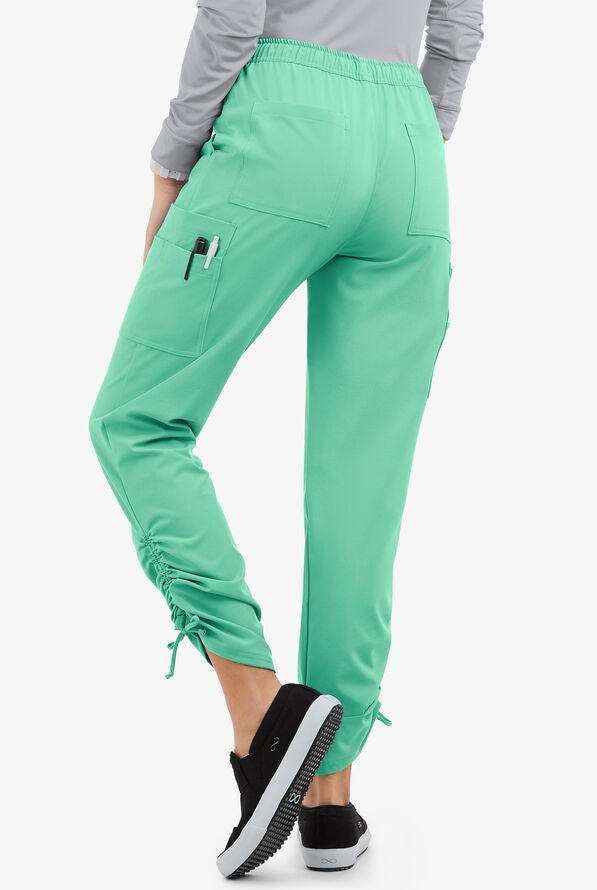 LT 9-Pocket Ruched Leg Jogger Scrub Pants