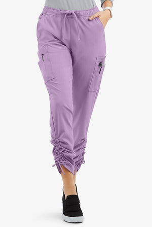 LT 9-Pocket Ruched Leg Jogger Scrub Pants