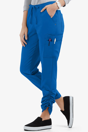 LT 9-Pocket Ruched Leg Jogger Scrub Pants